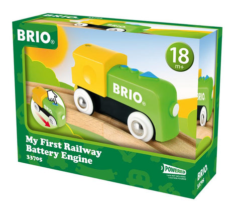 BRIO - My First Railway Battery Operated Engine – Ages 18 Months+