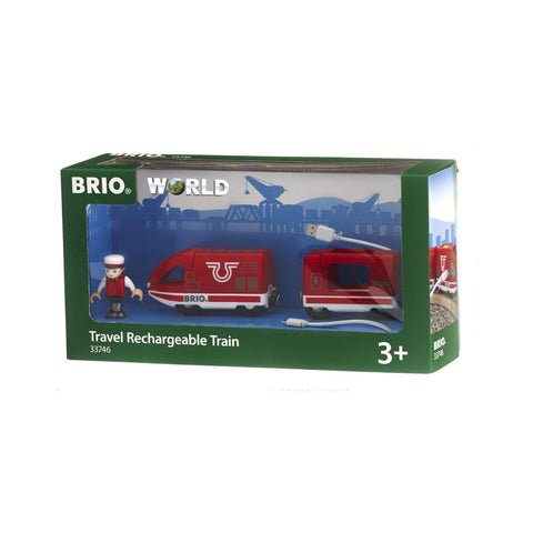 BRIO - Travel Rechargeable Train with Mini USB Cable – Age 3+