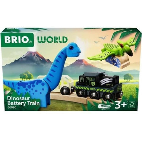 BRIO Dinosaur Battery Train – Ages 3+
