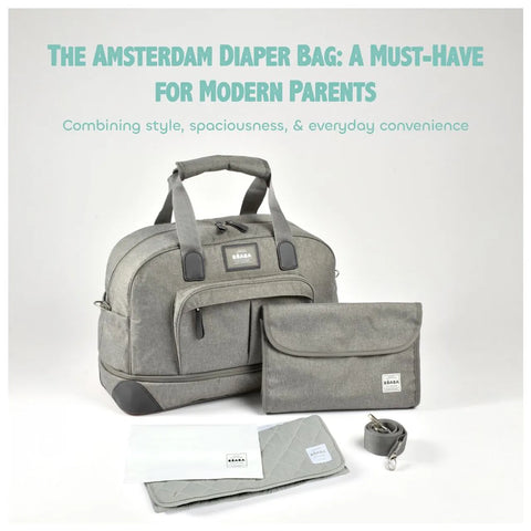 Beaba Amsterdam Changing Bag Heather Grey