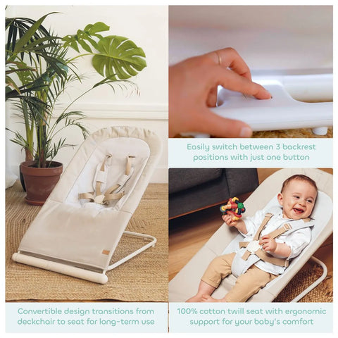 Beaba Foldable Bouncer Eazy Relax Greige