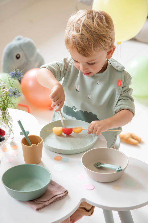 Bib W/Velcro 2-Pack Croco Green