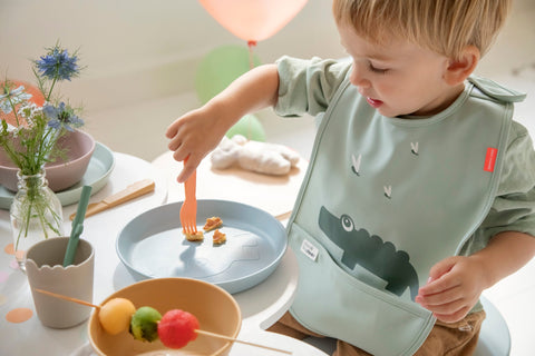 Bib W/Velcro 2-Pack Croco Green