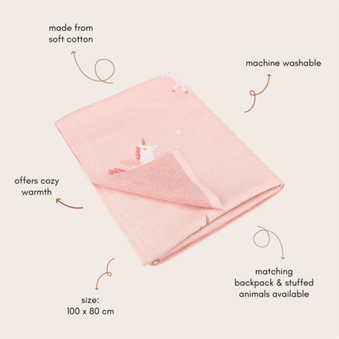 Blanket Kidzroom Stella the Unicorn_Toybox.ae