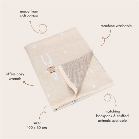 Blanket Kidzroom Toby the Rabbit_Toybox.ae