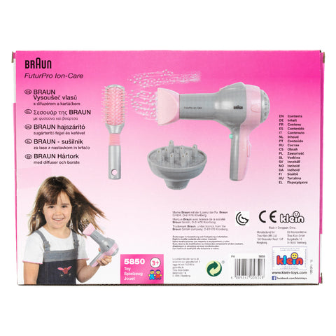 Braun Hair Dryer with Diffusor and Brush