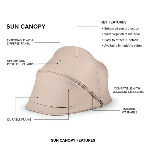 Butterfly 2 Sun Canopy - Desert Taupe