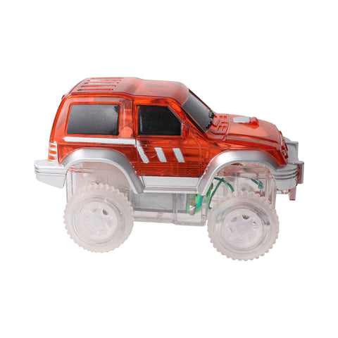 Cleverclixx Magnetic Tile - Race Track Car Red