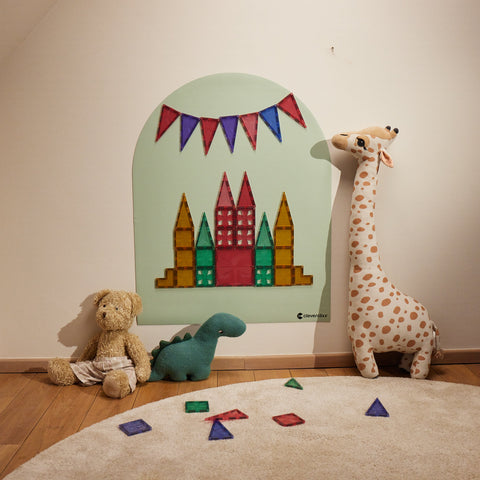 Cleverclixx - Magnetic Wall Sticker 95x75cm - Soft Olive