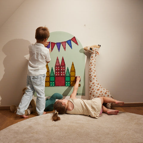 Cleverclixx - Magnetic Wall Sticker 95x75cm - Soft Olive