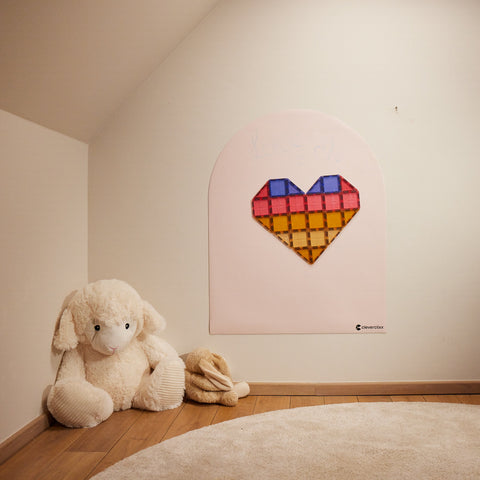 Cleverclixx - Magnetic Wall Sticker 95x75cm - Dream Pink