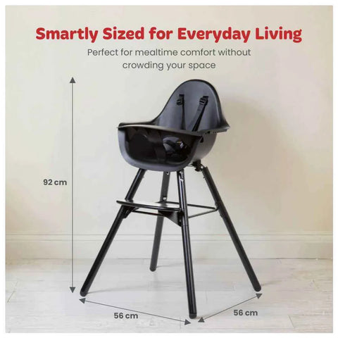 Evolu 2 Chair 2-in-1 + Bumper - Black Black