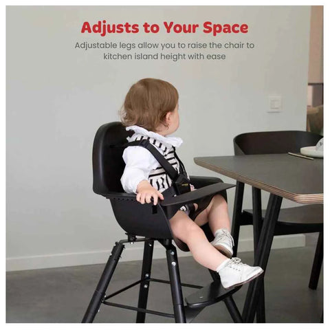 Evolu 2 Chair 2-in-1 + Bumper - Black Black