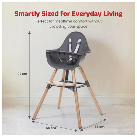 Evolu 2 Chair 2-in-1 + Bumper - Natural / Anthra