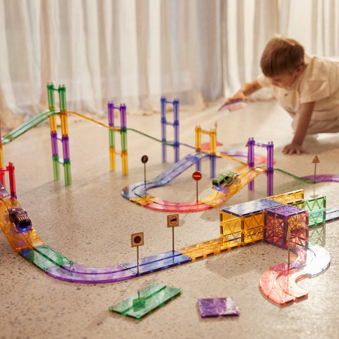 Cleverclixx - Large Race Track Pastel - 80 Pieces