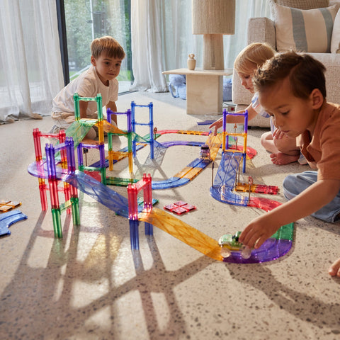Cleverclixx - Large Race Track Pastel - 80 Pieces