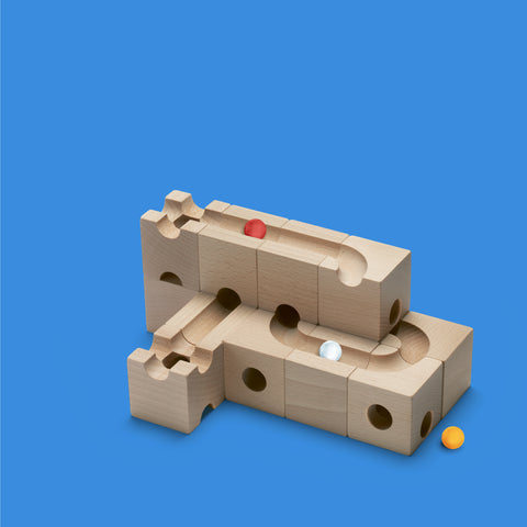 CUBORO PRO – Extra Set for Advanced Marble Run Construction