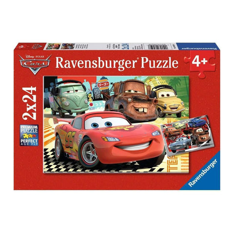 Cars New Adventure 2×24‑Piece Kids Jigsaw Puzzle Set – Age 4+