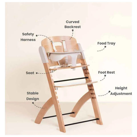 Childhome - Evosit High Chair - Natural