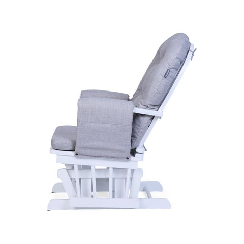 Childhome Gliding Chair With Footrest - Canvas Grey