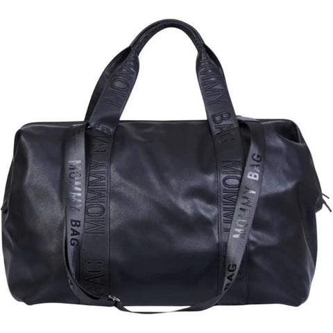 Childhome - Mommy Bag Signature Simili - Black - Vegan Leather