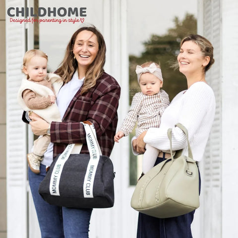 Childhome - Mommy Club Signature Canvas - Black