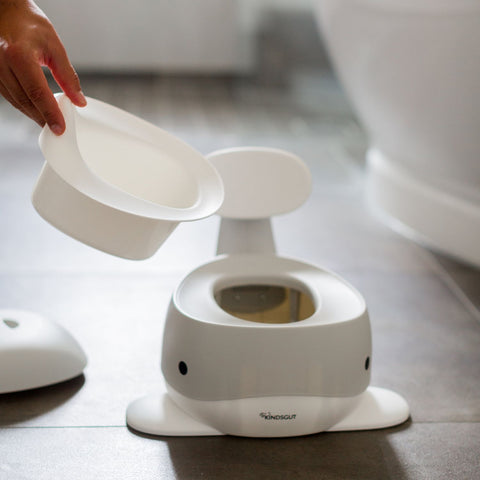 Whale Potty - Light Grey