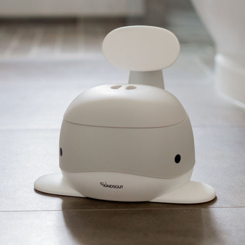 Whale Potty - Light Grey