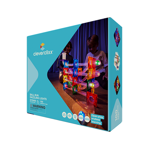 Cleverclixx - Ball Run Dazzling Lights Pack Intense 100 pieces