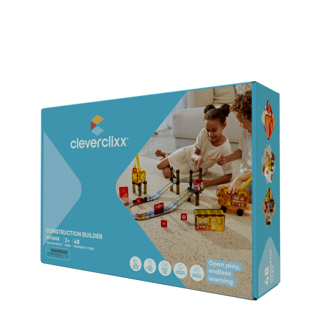 Cleverclixx - Construction Builder Pack Intense - 48 Pieces