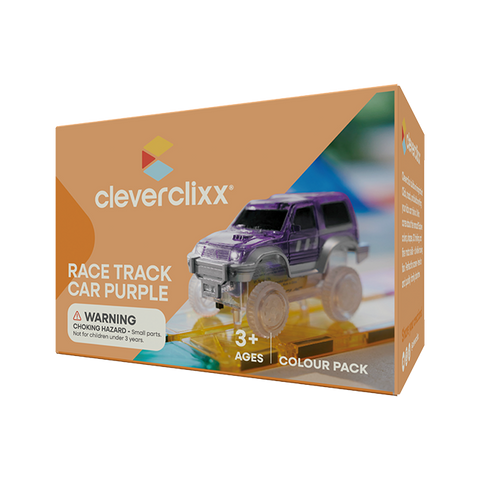 Cleverclixx | Race Track Car Pastel Purple