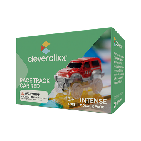 Cleverclixx | Race Track Car Red