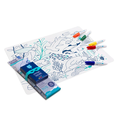 Coral Reef Colouring Playmat