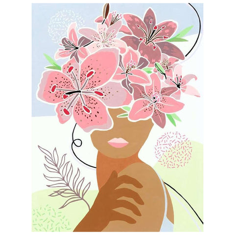 CreArt Mind Flowers Paint by Numbers Kit