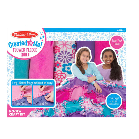 Created by Me Flower Fleece Quilt