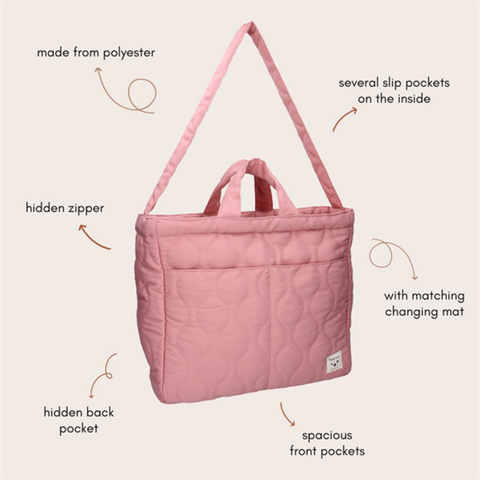 Diaper bag Care Sofia Loveable, Pink_Toybox.ae