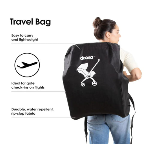 Doona - Padded Stroller Travel Bag - Black
