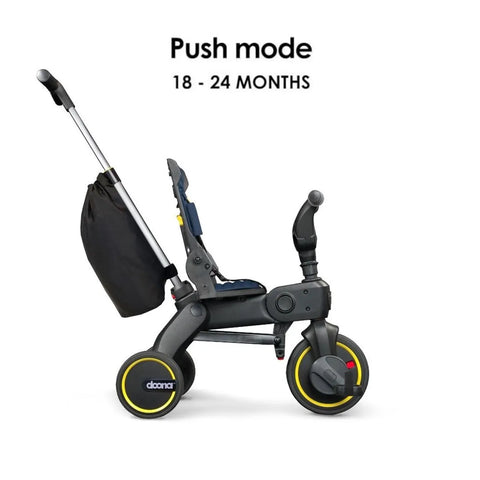 Doona Liki Trike S3 Foldable Tricycle - Deep Blue + FREE Doona Liki Helmet