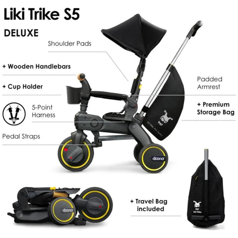 Doona Liki Trike S5 - Nitro black