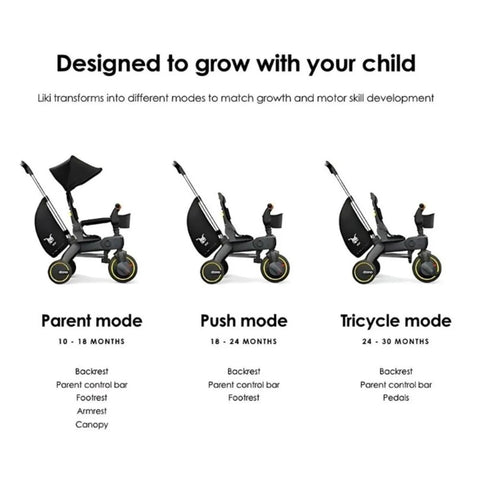 Doona Liki Trike S5 - Nitro black