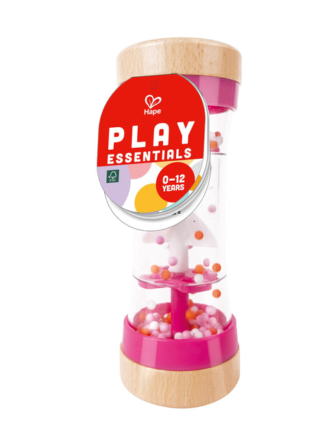 Hape Beaded Raindrops Rainmaker, 0M+, Pink