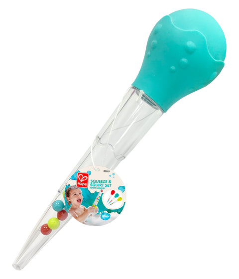 Hape Squeeze & Squirt  Bath Toy Blue