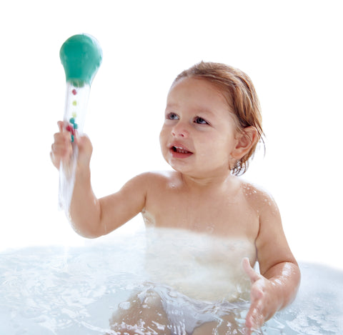 Hape Squeeze & Squirt  Bath Toy Blue