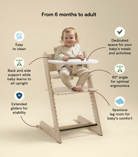 Stokke Tripp Trapp Chair Babyset Tray Bundle Teracotta