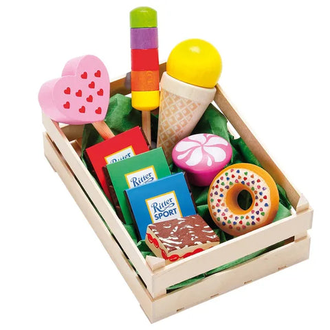 Erzi | Assorted Candies | Kids Wooden Toy Set | TOYBOX