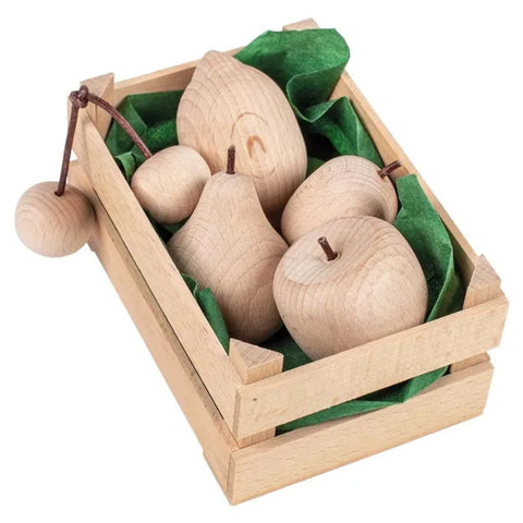 Erzi | Assorted Natural Fruits Small | Wooden Toy Set | TOYBOX