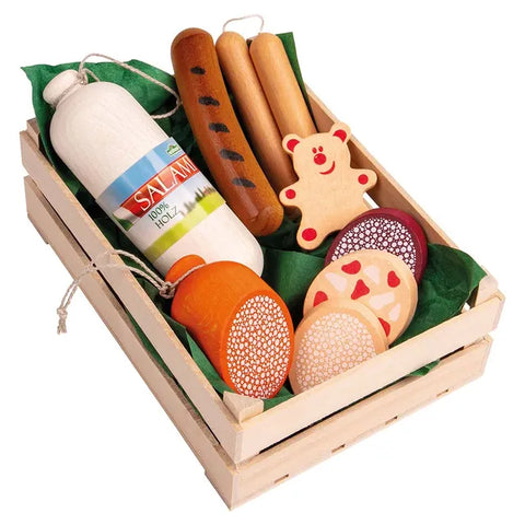 Erzi | Assorted Sausages | Wooden Toy Set | Age 3+ | TOYBOX