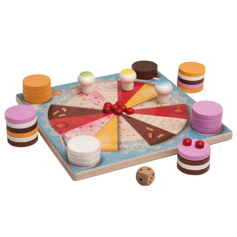 Erzi | Cake Tower Game Set | Kids Wooden Toy Set | TOYBOX