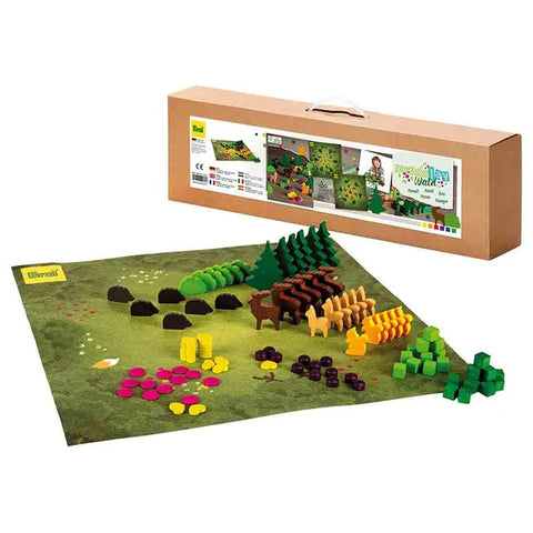 Erzi | Mandalay Forest | 102 Wooden Pieces | Age 3+ | TOYBOX
