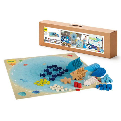 Erzi |Mandalay Ocean | 102 Wooden Pieces | Age 3+ | TOYBOX 